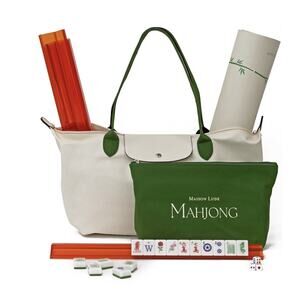 Maison Lude Limited Edition 160-Piece Mahjong Set with Wildlife Design SEALED